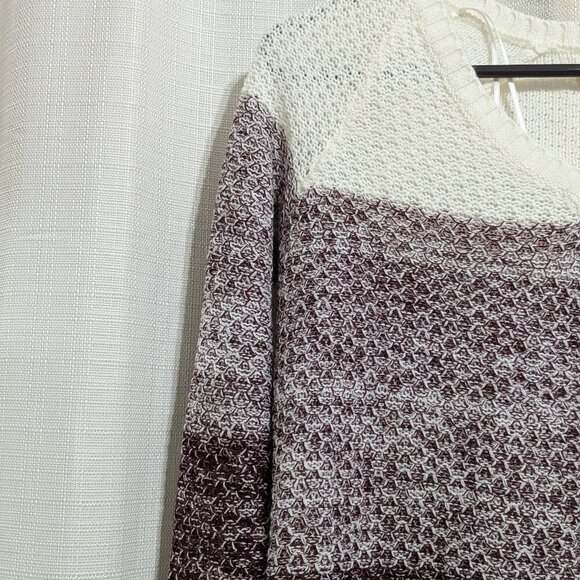 So Perfectly Soft Women's Color block Knit Sweater V Neck Size S - Picture 3 of 10